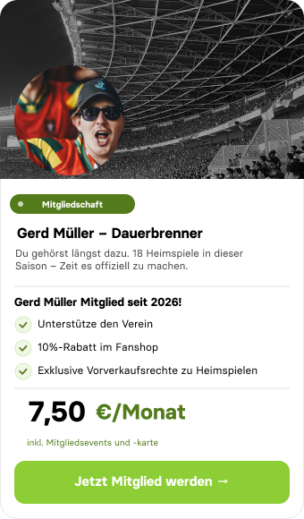 Mitgliedschafts-Angebot